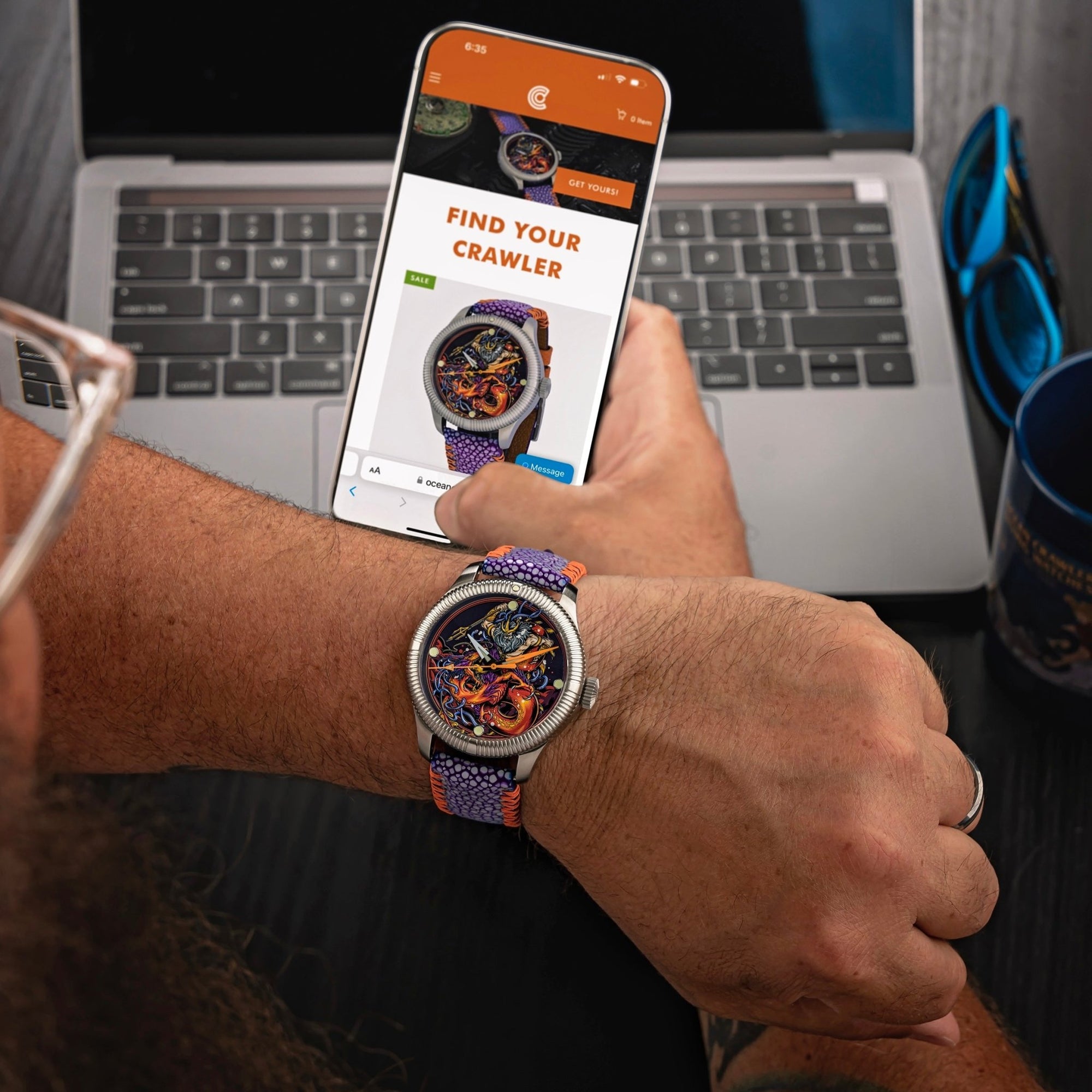 Leviathan - Ceramic-Enamel Dial - LE