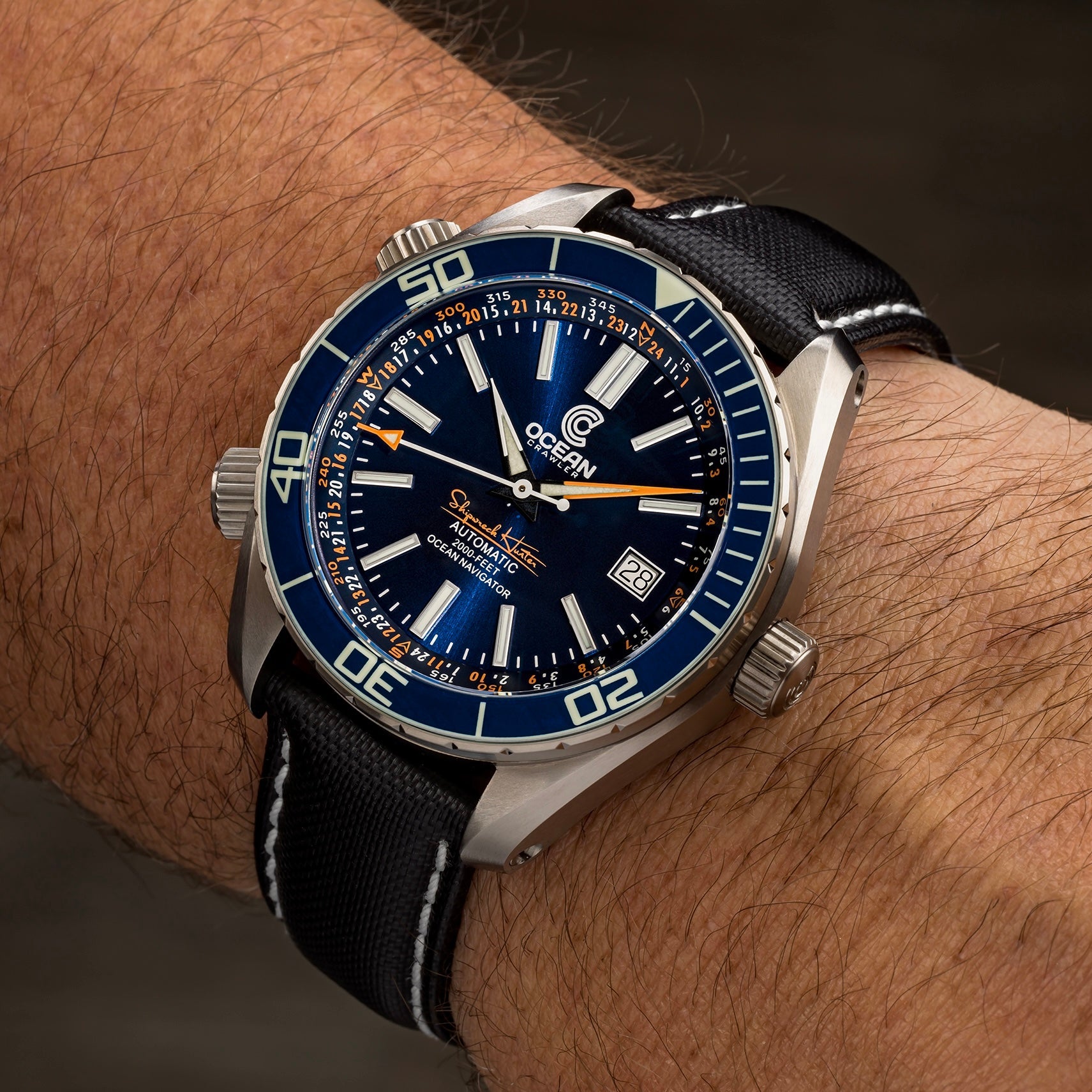Ocean Navigator Blue V3 – Limited Edition Titanium Automatic Dive Watch