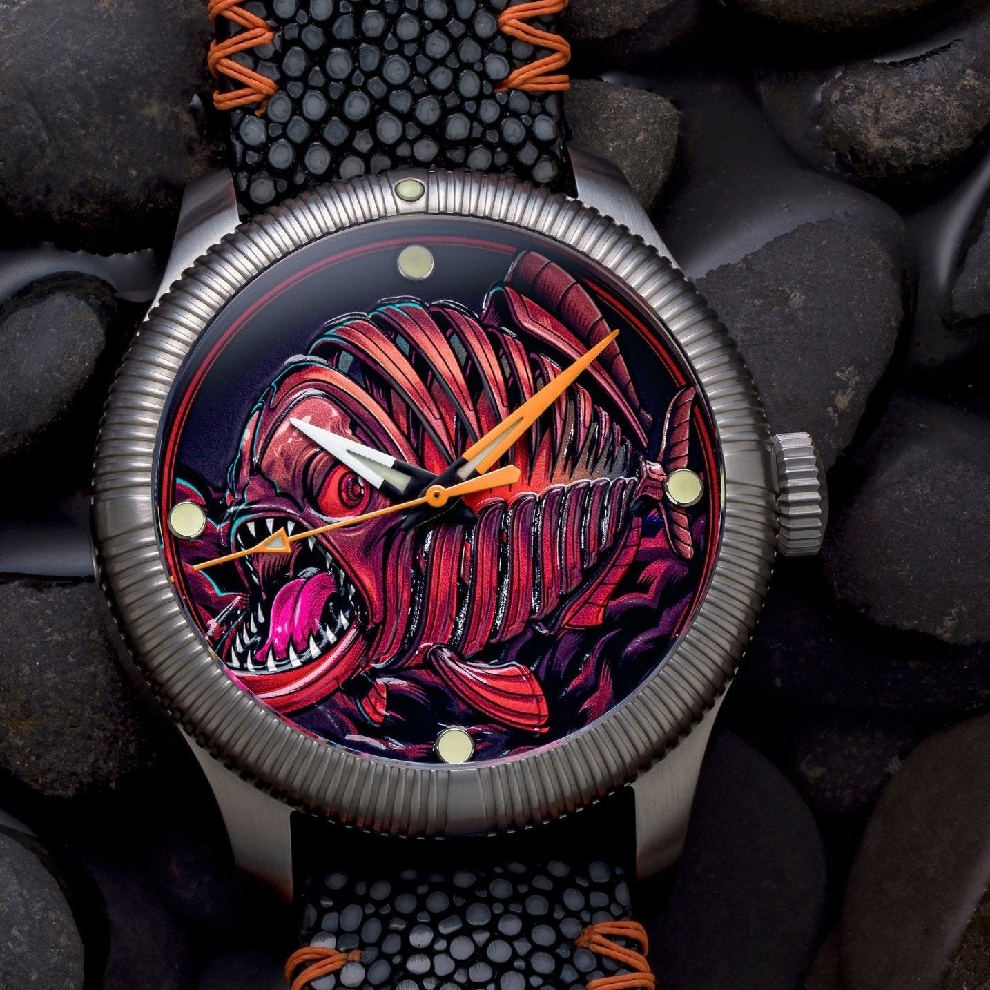 Piranha - Ceramic-Enamel Dial - LE