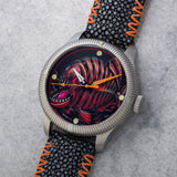 Ocean Crawler Piranha - Ceramic - Enamel Dial - LE - Ocean Crawler Watch Co.