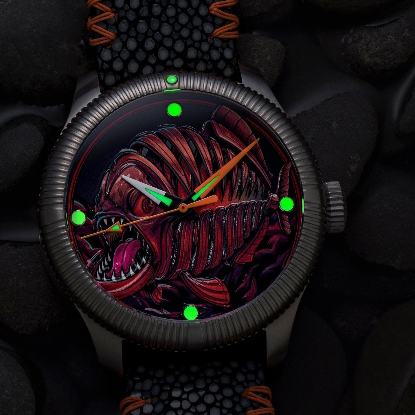 Piranha - Ceramic-Enamel Dial - LE