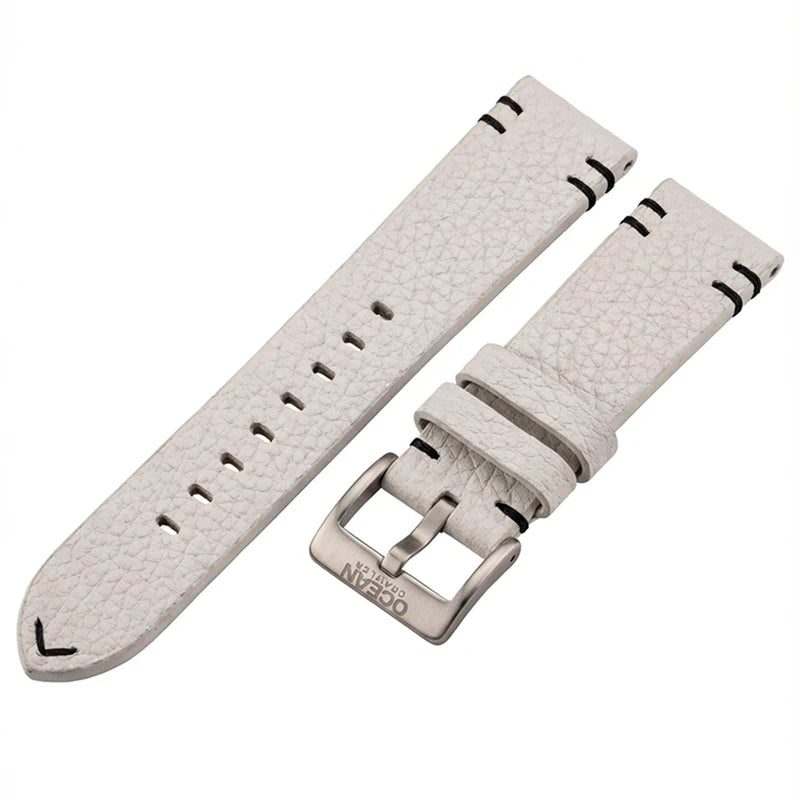 White Leather Strap