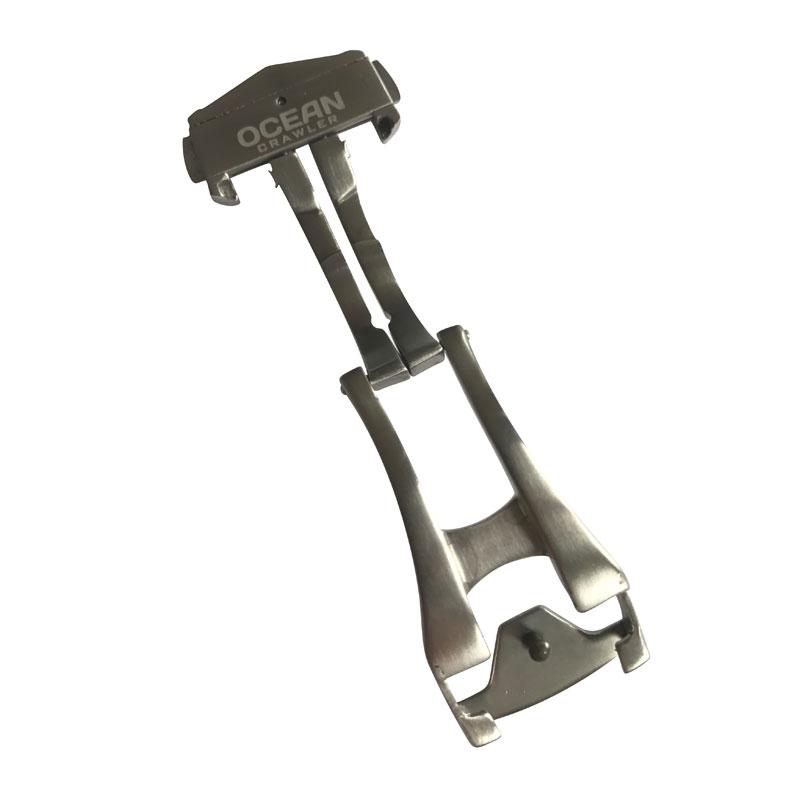 Deployment Single Fold Buckle For 22mm Bands. Buckle End Is 20mm. Fits Ocean Crawler Champion Diver. - Ocean Crawler Watch Co.