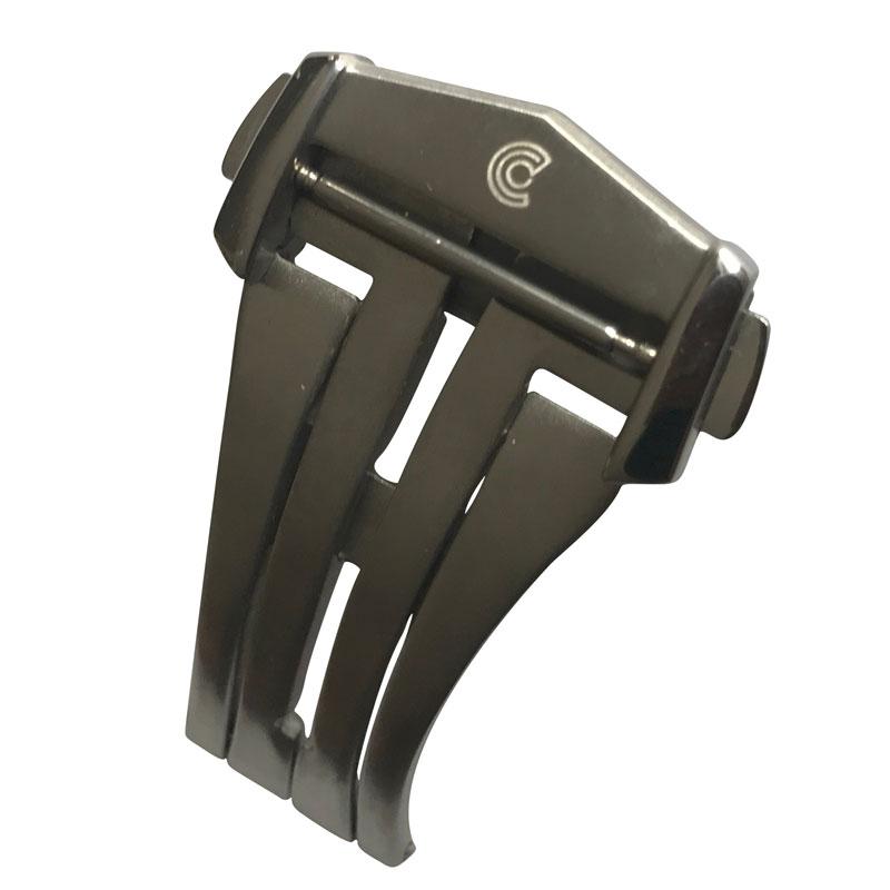 Deployment Single Fold Buckle For 22mm Bands. Buckle End Is 20mm. Fits Ocean Crawler Champion Diver. - Ocean Crawler Watch Co.