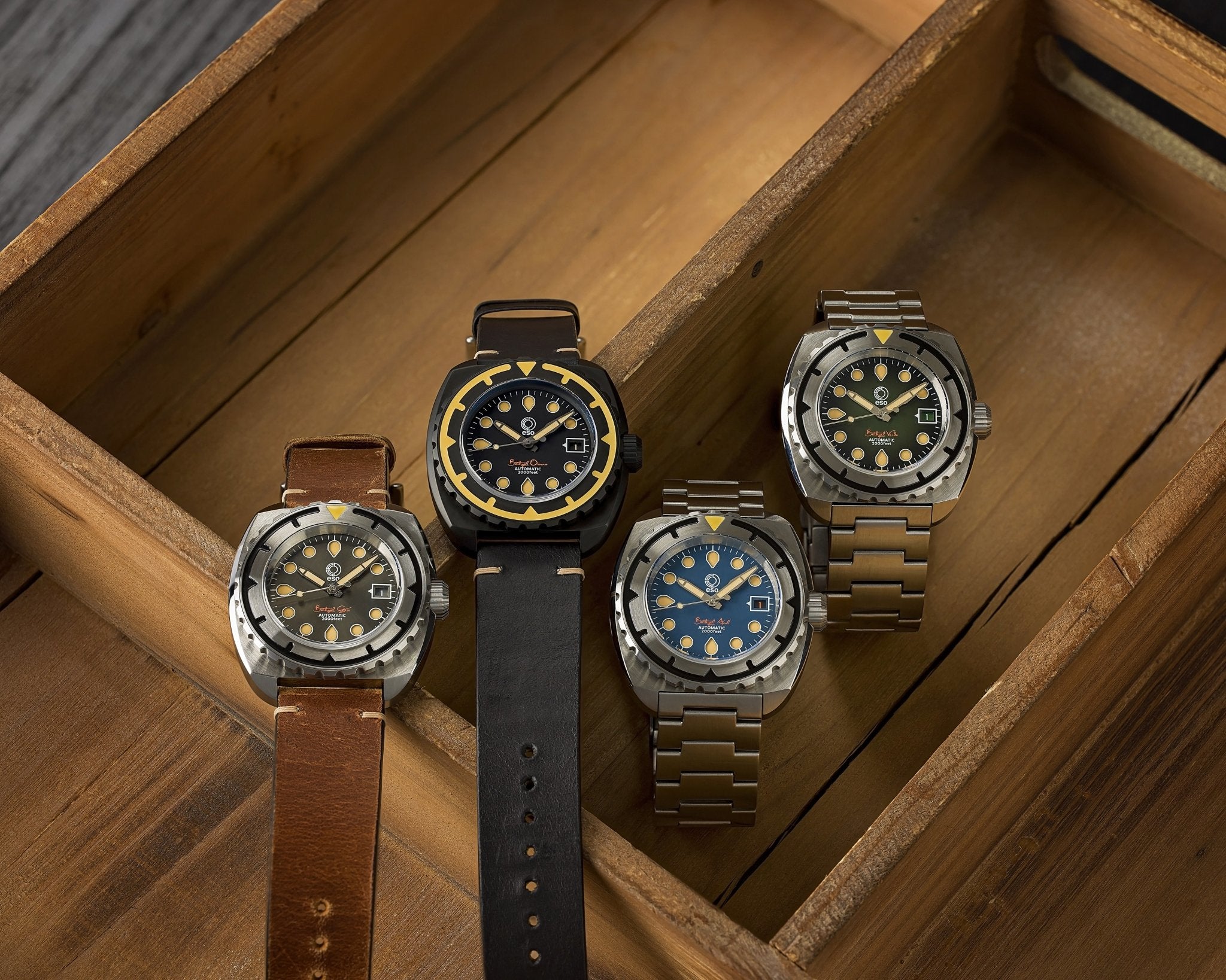 Esoteric Bathyal Gris Pre-order - Ocean Crawler Watch Co.