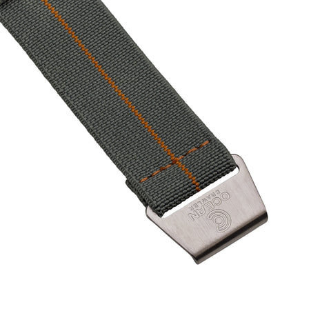 Grey/Black NATO Strap - Ocean Crawler Watch Co.