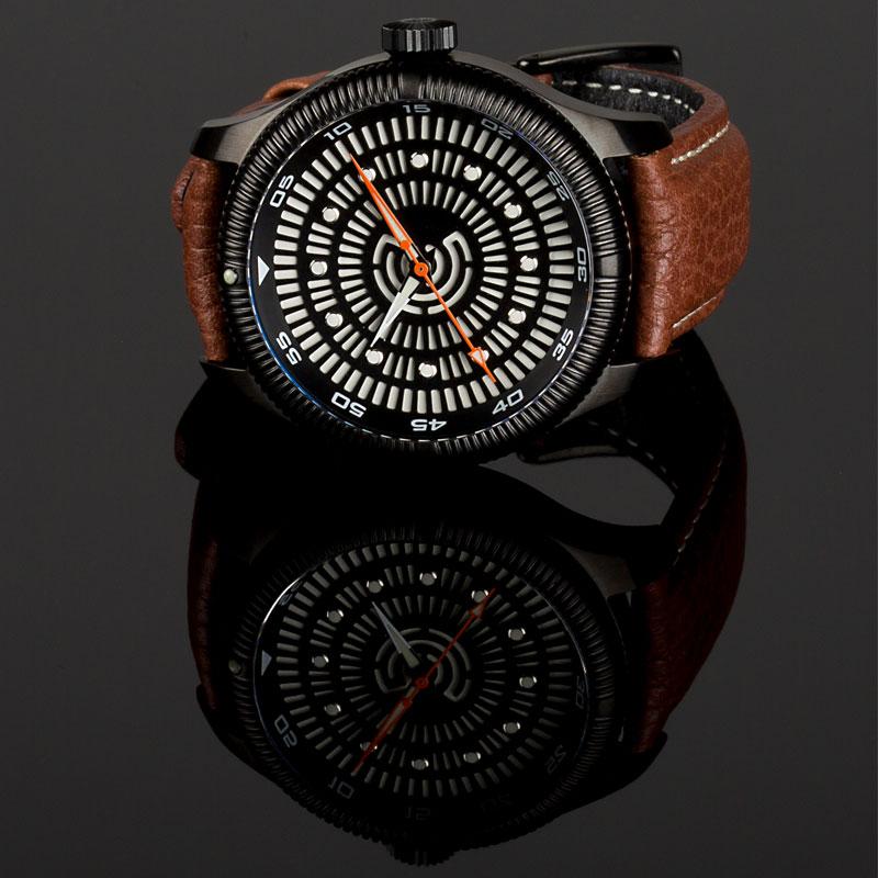 Lume Rush Diver - Black PVD - Ocean Crawler Watch Co.