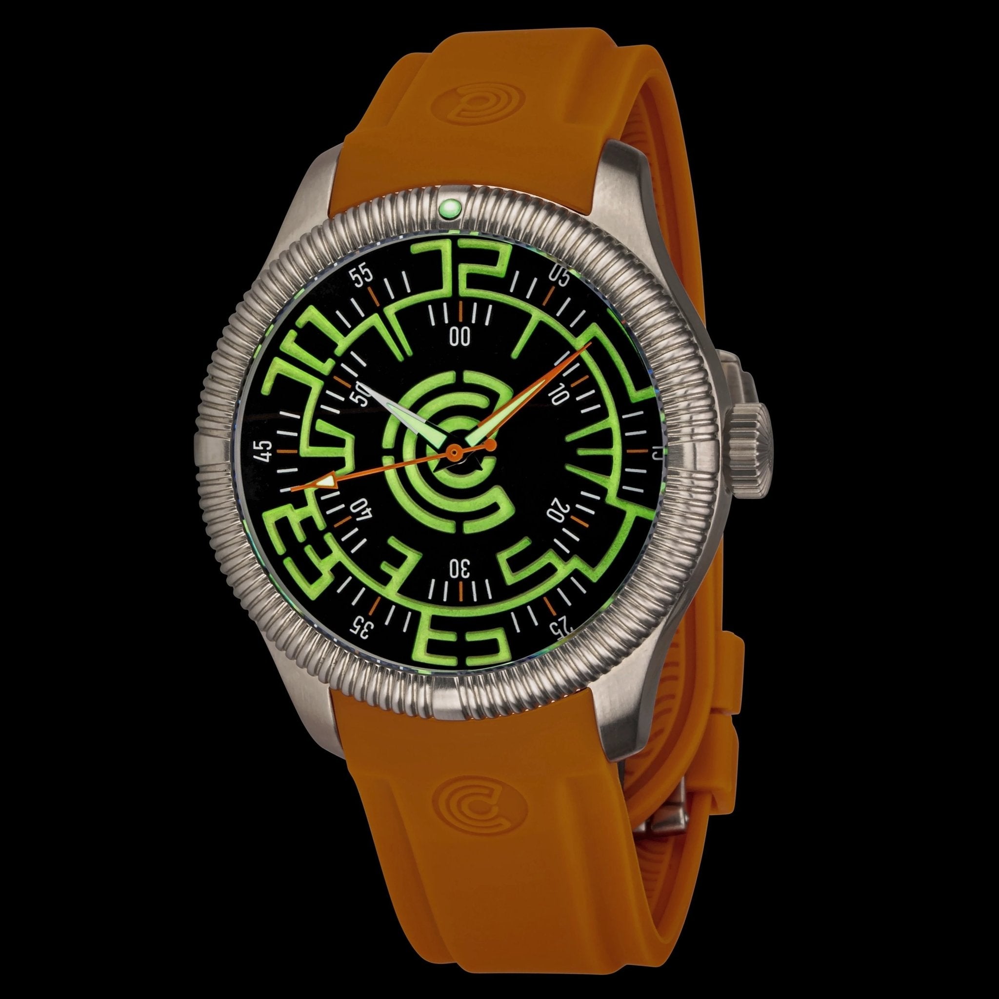 Lume Rush Diver v2 - Black - Ocean Crawler Watch Co.