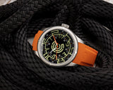 Lume Rush Diver v2 - Black - Sample - Ocean Crawler Watch Co.
