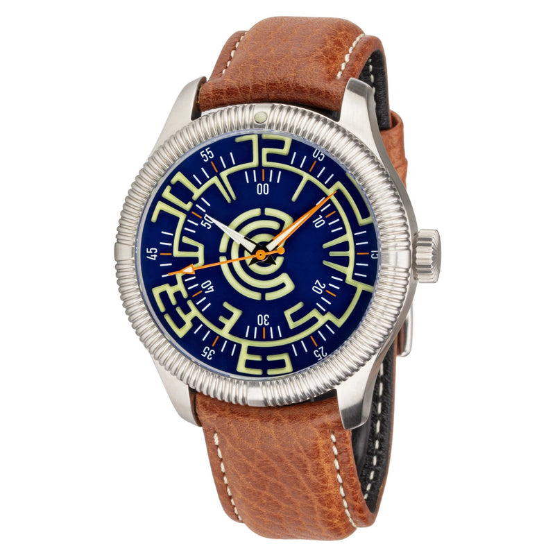 Lume Rush Diver v2 - Blue - Ocean Crawler Watch Co.