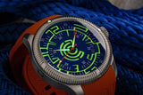 Lume Rush Diver v2 - Blue Sample - Floor Model - Ocean Crawler Watch Co.