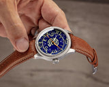 Lume Rush Diver v2 - Blue Sample - Floor Model - Ocean Crawler Watch Co.