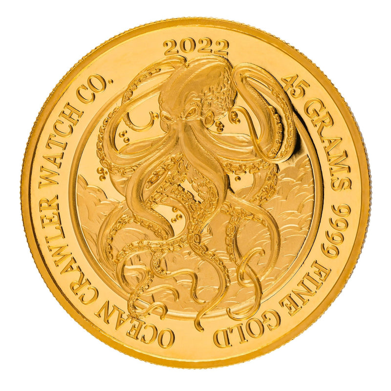 Ocean Crawler 45 Grams Gold Round - Limited Edition - Ocean Crawler Watch Co.