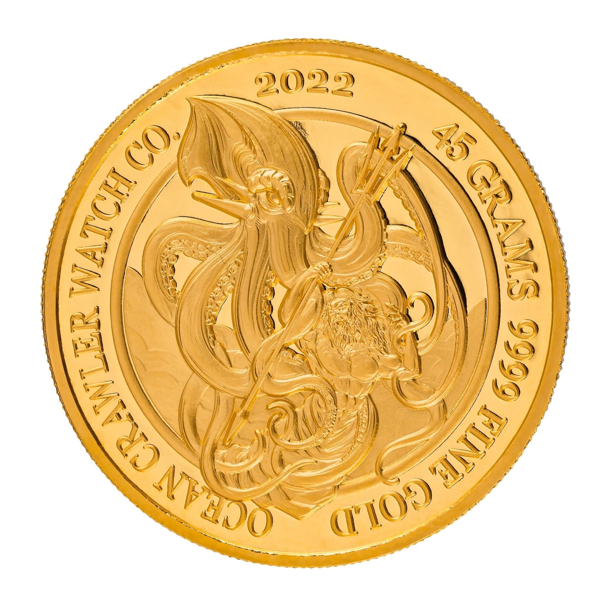 Ocean Crawler 45 Grams Gold Round - Limited Edition - Ocean Crawler Watch Co.