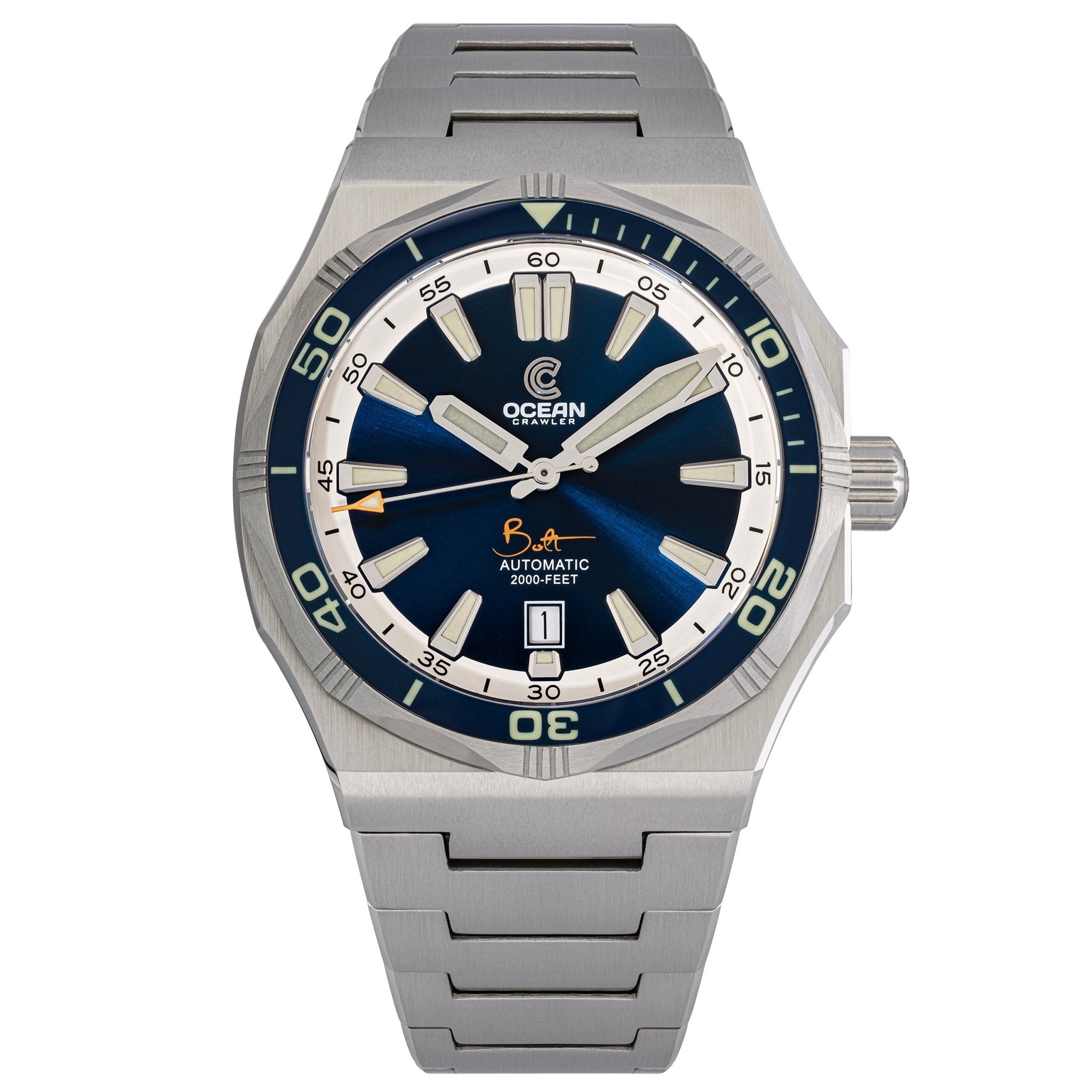 Ocean Crawler Bolt - Blue - Preorder - Ocean Crawler Watch Co.