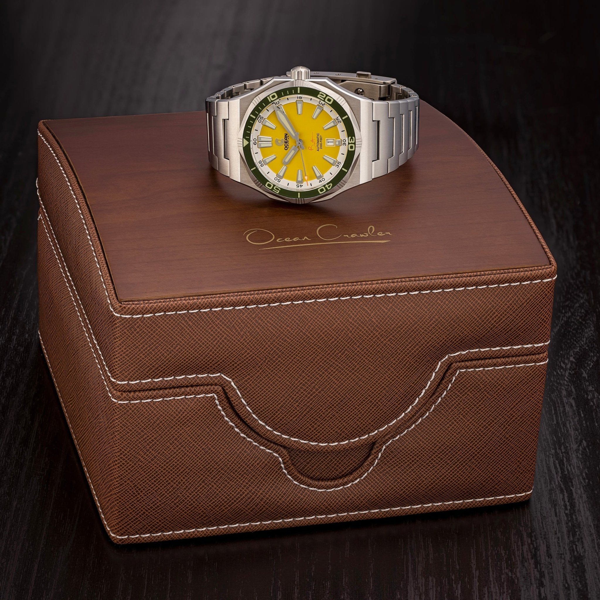 Ocean Crawler Bolt - Yellow - Preorder - Ocean Crawler Watch Co.