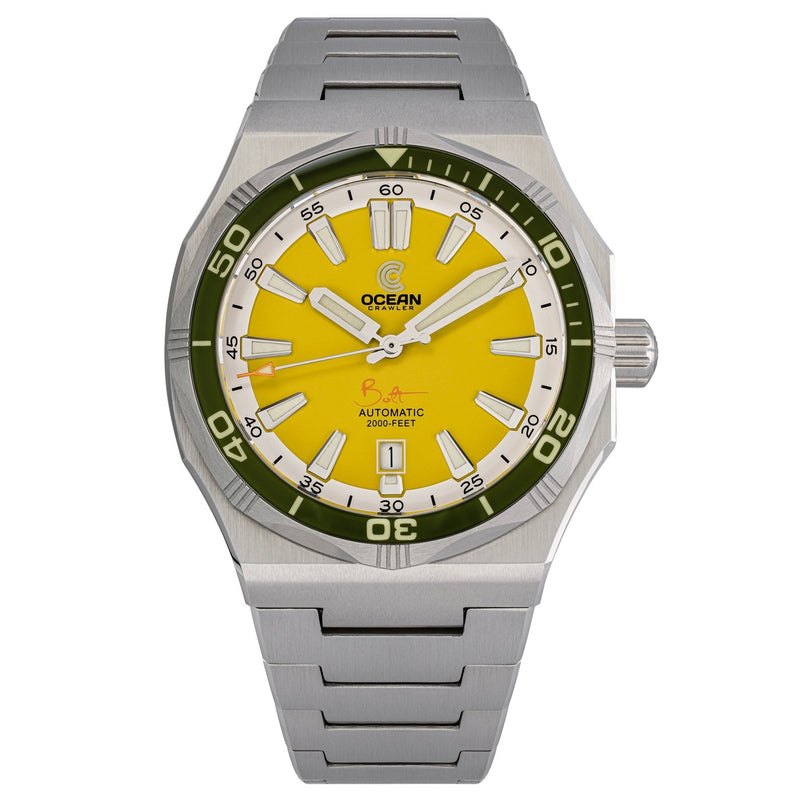 Ocean Crawler Bolt - Yellow - Preorder - Ocean Crawler Watch Co.