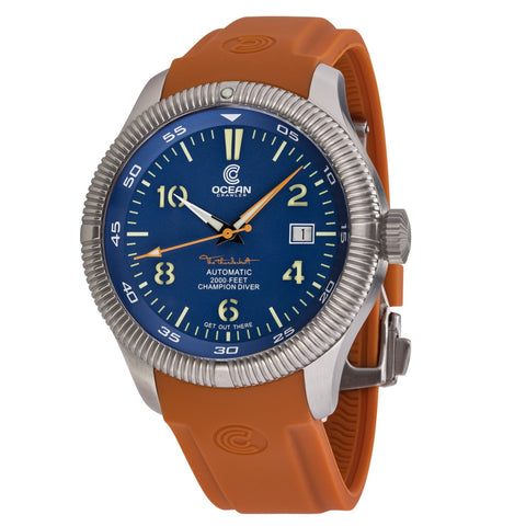 Ocean Crawler Champion Diver - Blue V2 - Ocean Crawler Watch Co.