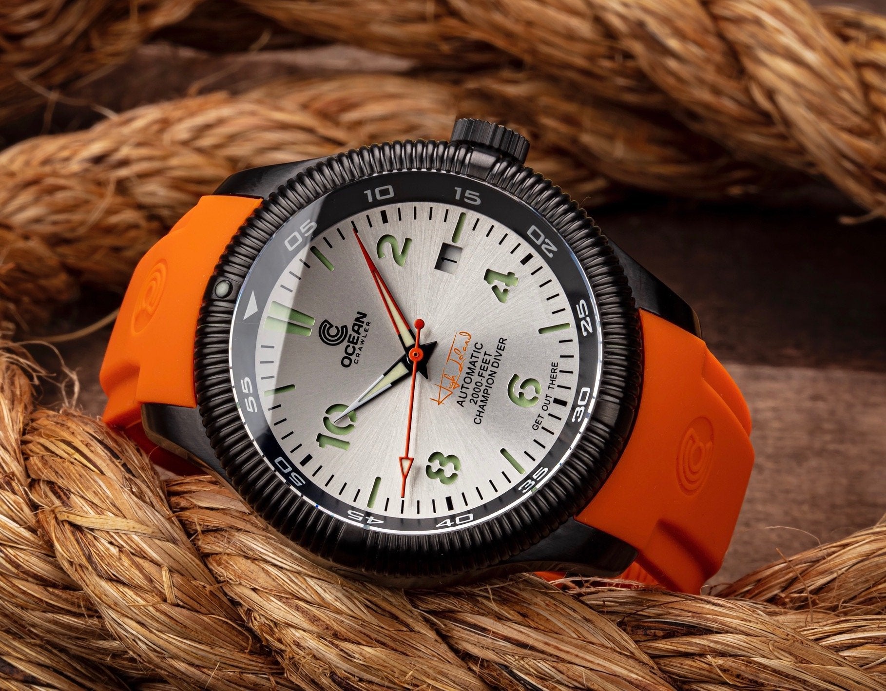 Ocean Crawler Champion Diver DLC - Silver - Ocean Crawler Watch Co.