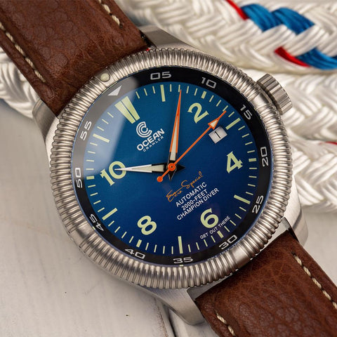 Ocean Crawler Champion Diver - Extra Special - Gradient Blue - Ocean Crawler Watch Co.