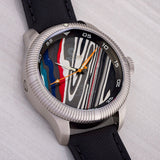 Ocean Crawler Champion Diver - Fordite - Unique Piece - TurboTime - Ocean Crawler Watch Co.