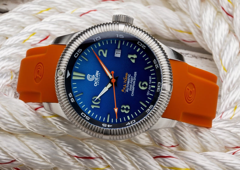 Ocean Crawler Champion Diver - G Blue - Ocean Crawler Watch Co.
