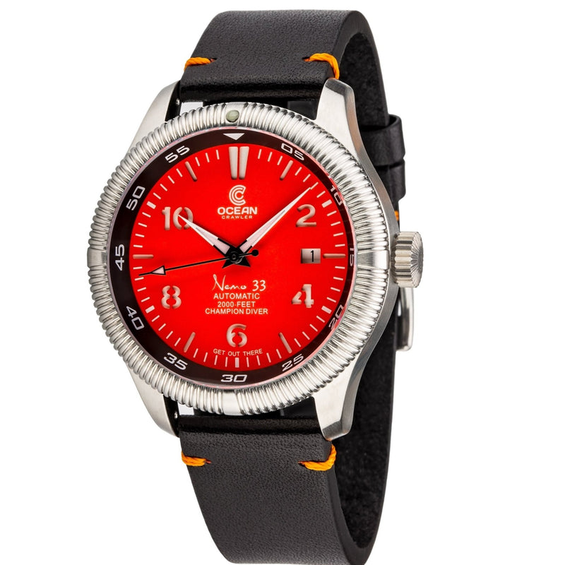 Ocean Crawler Champion Diver - Orange - Ocean Crawler Watch Co.