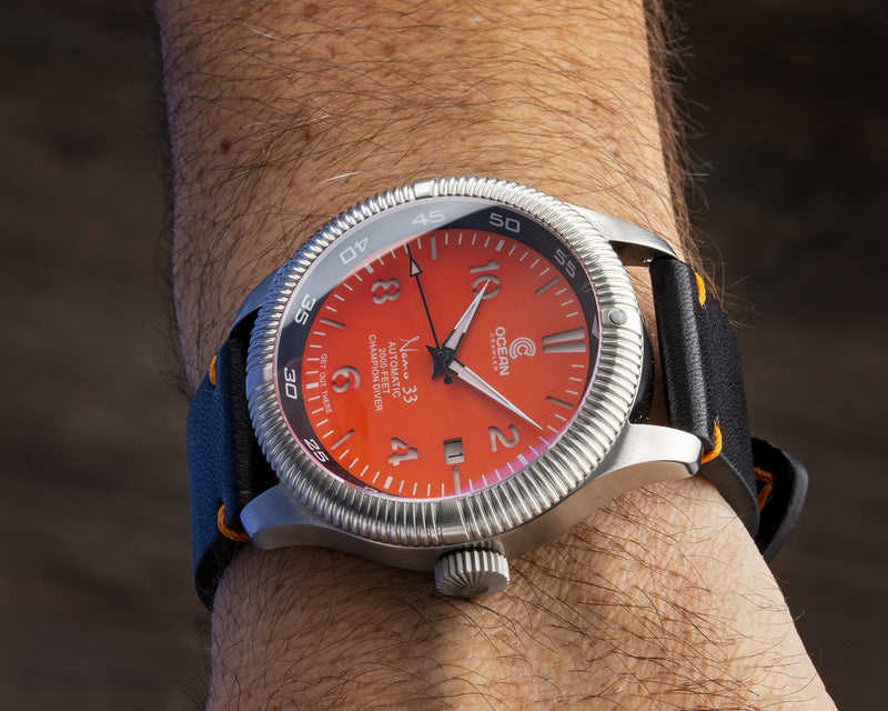 Ocean Crawler Champion Diver - Orange - Ocean Crawler Watch Co.