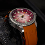 Ocean Crawler Champion Diver - Red Textured - Sample - Ocean Crawler Watch Co.