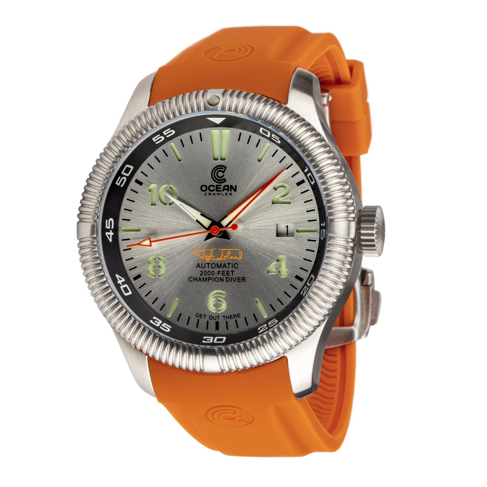 Ocean Crawler Champion Diver - Silver - Ocean Crawler Watch Co.