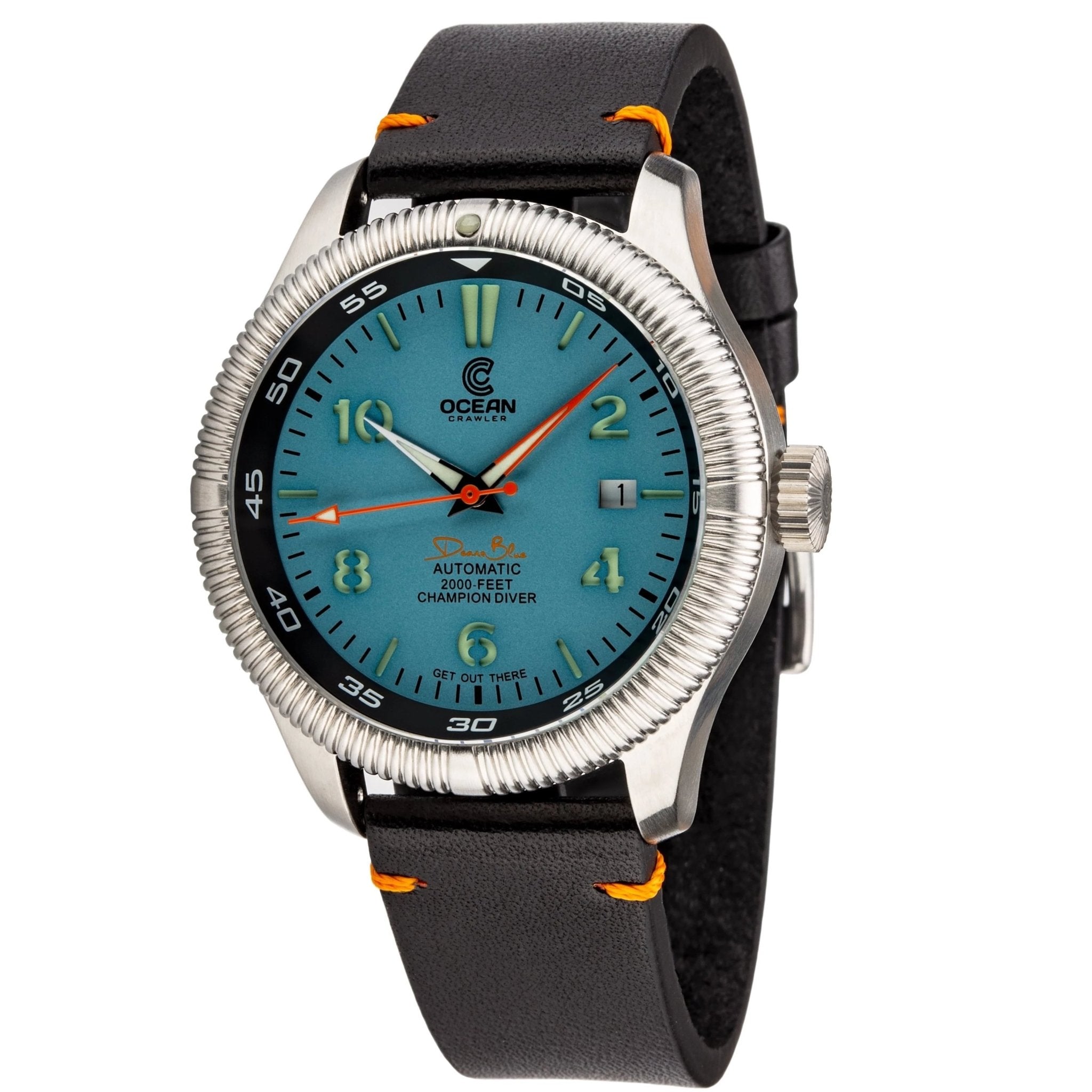 Ocean Crawler Champion Diver - Teal - Ocean Crawler Watch Co.