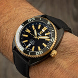 Ocean Crawler Core Diver - 18K Gold - Preorder (Black DLC Version) - Ocean Crawler Watch Co.