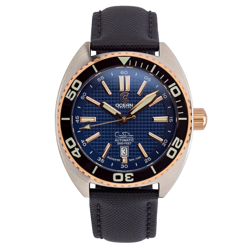 Ocean Crawler Core Diver - 18K Red Gold - Ocean Crawler Watch Co.