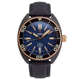 Ocean Crawler Core Diver - 18K Red Gold (Black DLC Version) - Ocean Crawler Watch Co.
