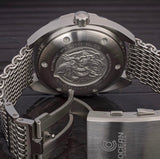 Ocean Crawler Core Diver 2024 - Aqua/Salmon - Preorder - Ocean Crawler Watch Co.