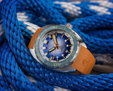 Ocean Crawler Core Diver - Aqua/Gradient Blue V3 - Ocean Crawler Watch Co.