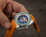 Ocean Crawler Core Diver - Aqua/Gradient Blue V3 - Ocean Crawler Watch Co.