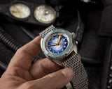 Ocean Crawler Core Diver - Aqua/Gradient Blue V3 - Ocean Crawler Watch Co.