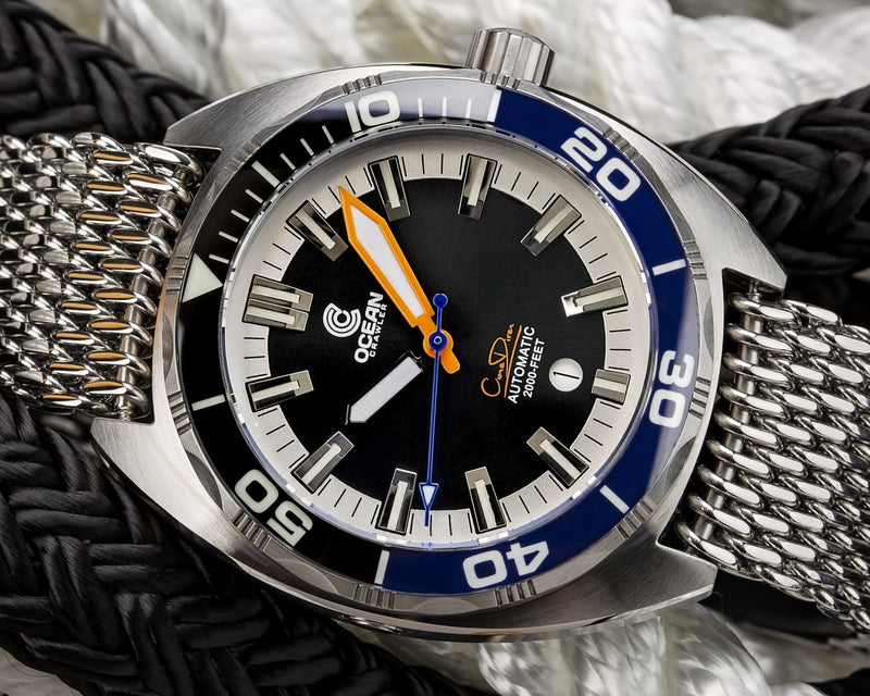 Ocean Crawler Core Diver - Black/Blue - Ocean Crawler Watch Co.