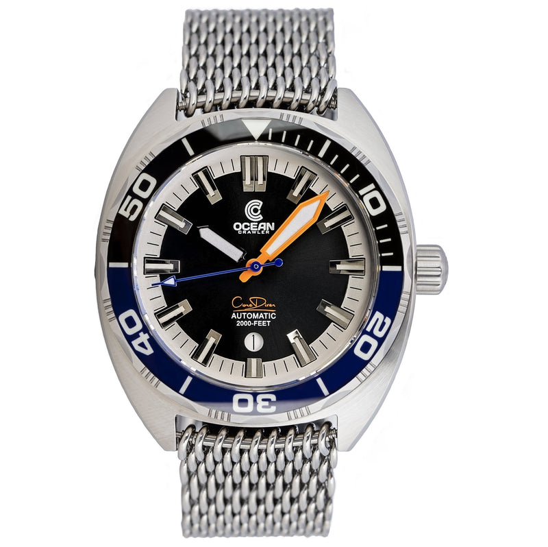 Ocean Crawler Core Diver - Black/Blue - Ocean Crawler Watch Co.