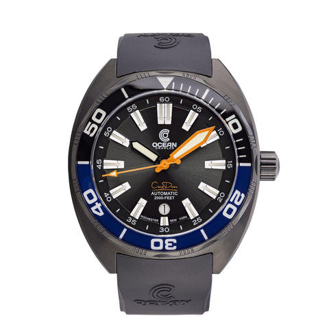 Ocean Crawler Core Diver - Black/Blue DLC - Preorder - Ocean Crawler Watch Co.