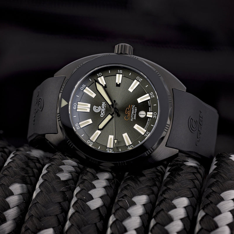 Ocean Crawler Core Diver - Blacked Out DLC - Preorder - Ocean Crawler Watch Co.