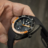 Ocean Crawler Core Diver - Black/Orange DLC - Preorder - Ocean Crawler Watch Co.