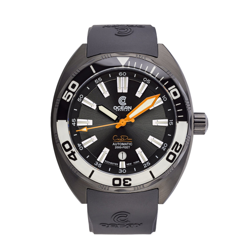 Ocean Crawler Core Diver - Black/White DLC - Preorder - Ocean Crawler Watch Co.