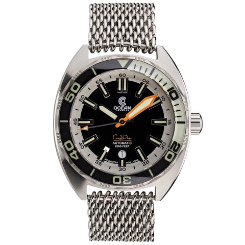 Ocean Crawler Core Diver - Black/White v3 - Ocean Crawler Watch Co.