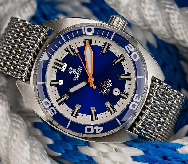 Ocean Crawler Core Diver - Blue/Blue - Ocean Crawler Watch Co.