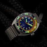 Ocean Crawler Core Diver - Blue/Orange - Sample - USED - Ocean Crawler Watch Co.