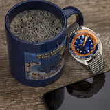 Ocean Crawler Core Diver - Blue/Orange v3 - Ocean Crawler Watch Co.