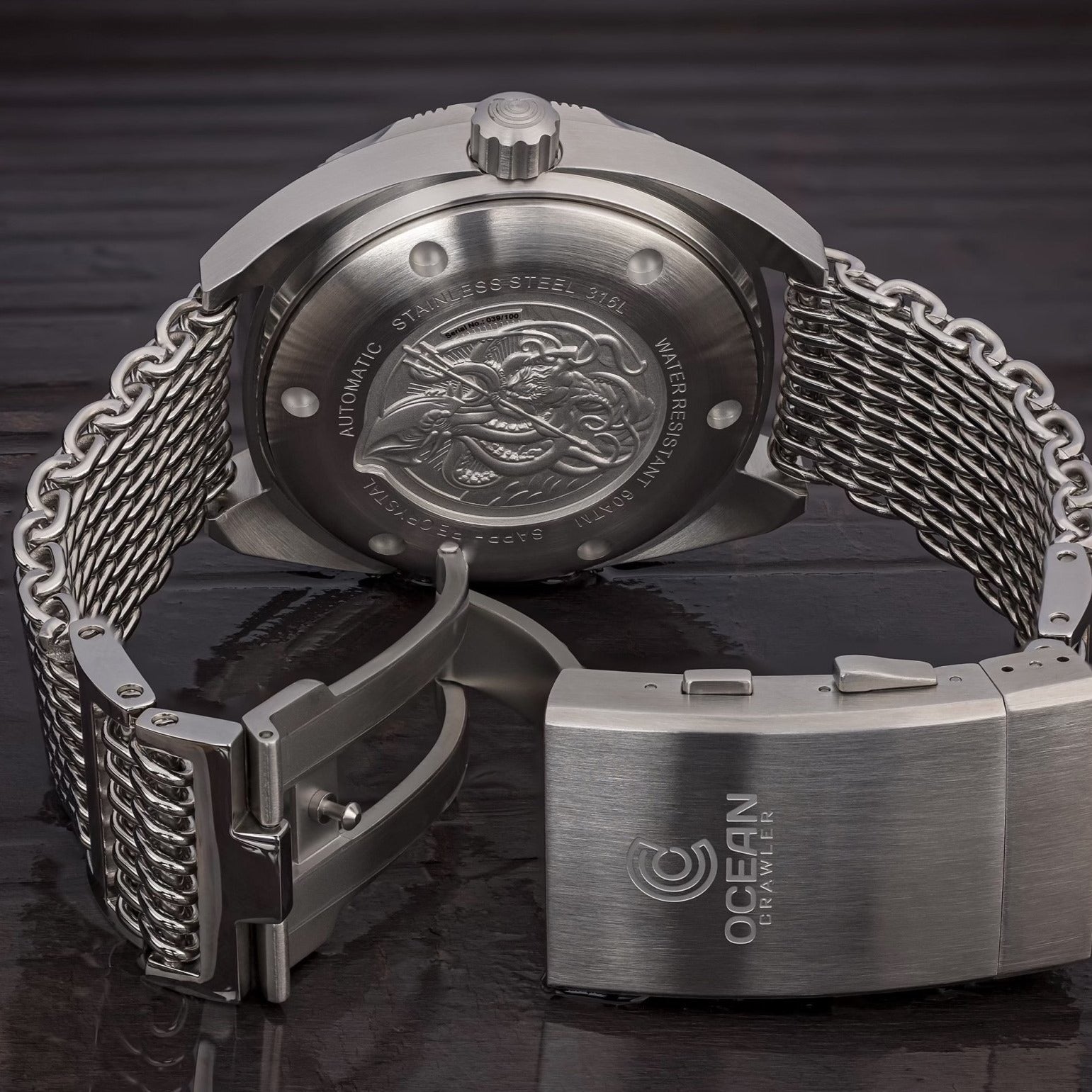 Ocean Crawler Core Diver - Blue/Orange V3 - Ocean Crawler Watch Co.