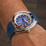 Ocean Crawler Core Diver - Blue/Red Refractor - Ocean Crawler Watch Co.